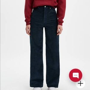 Levis Wide Leg Corduroy Pants